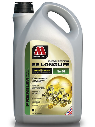 Купить запчасть MILLERS OILS - 7806GRN EE Longlife 5W40, 5л