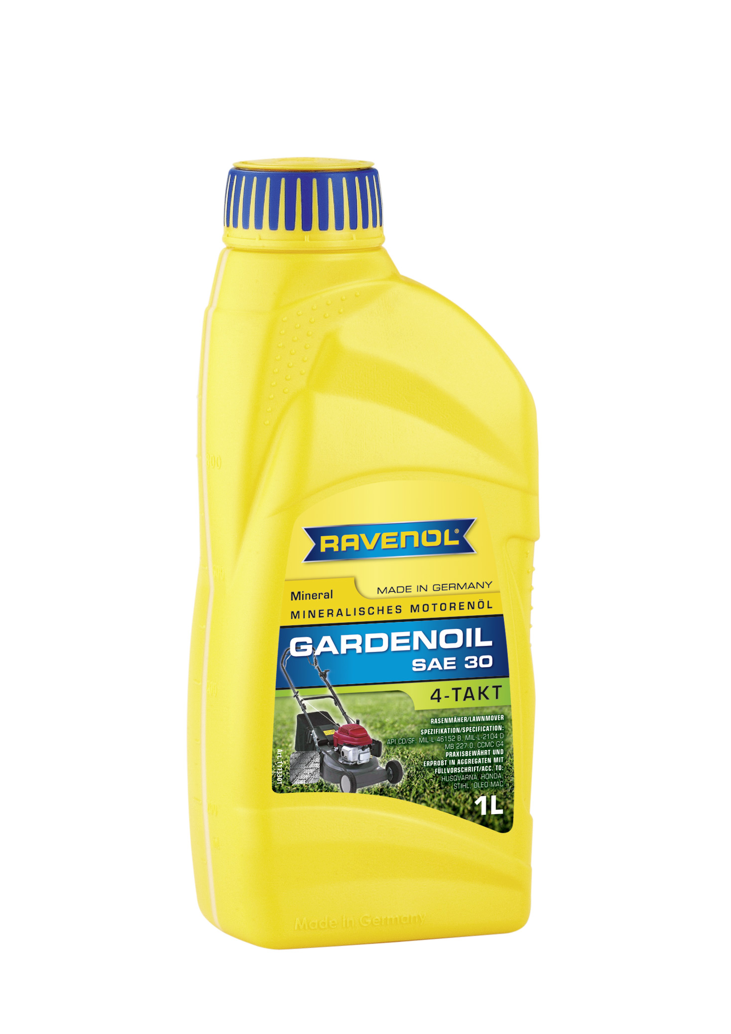 Купить запчасть RAVENOL - 4014835725416 Моторное масло Ravenol 4-Takt Gardenoil HD 30 1л