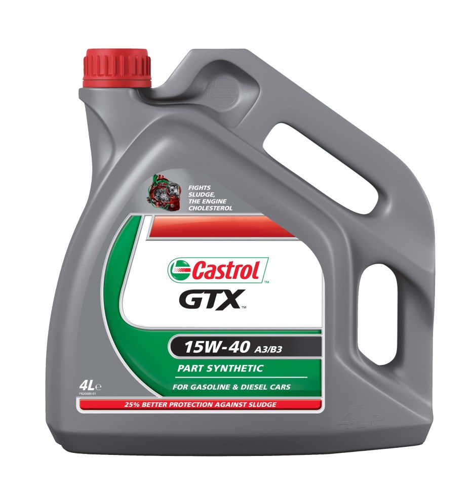 Купить запчасть CASTROL - 14F734 Моторное масло Castrol GTX 15W-40 4 л