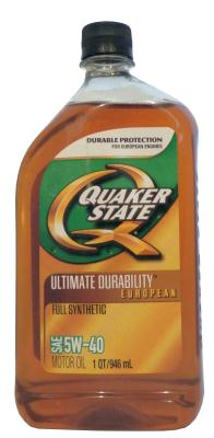 Купить запчасть QUAKER STATE - 073102048362 Ultimate Durability European Full Synthetic 5W-40 Motor Oil