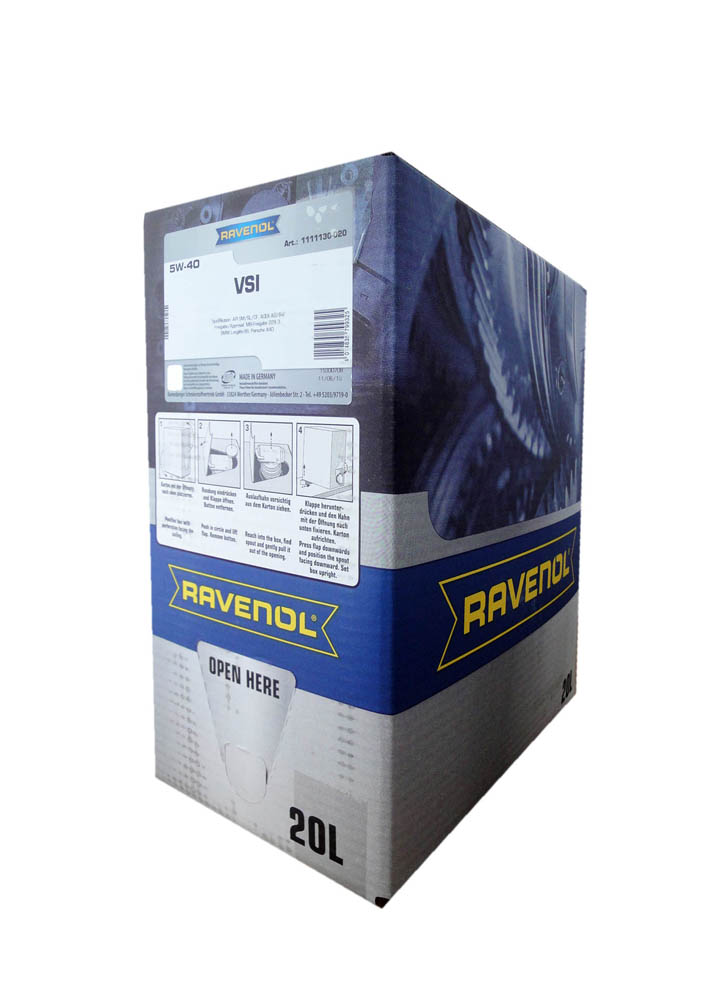 Купить запчасть RAVENOL - 4014835799325 Моторное масло Ravenol VSI SAE 5W-40 20л ecobox