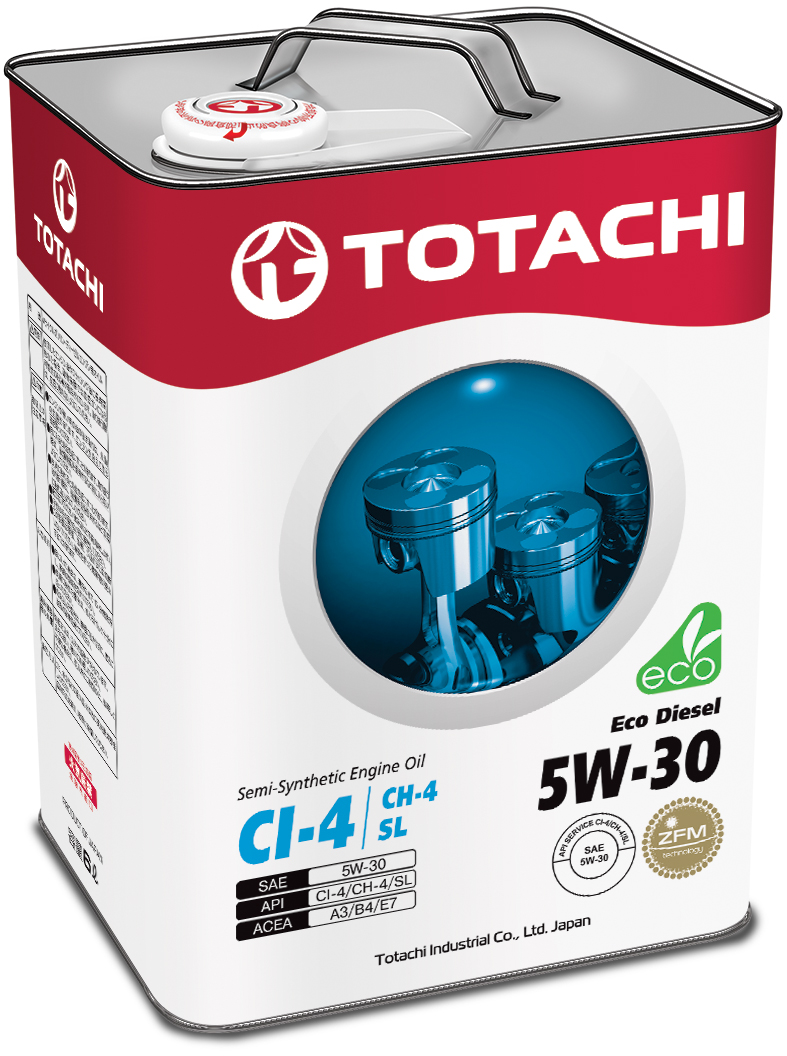 Купить запчасть TOTACHI - 4562374690486 TOTACHI Eco Diesel Semi-Synthetic CI-4/CH-4/SL 5W-30 6л