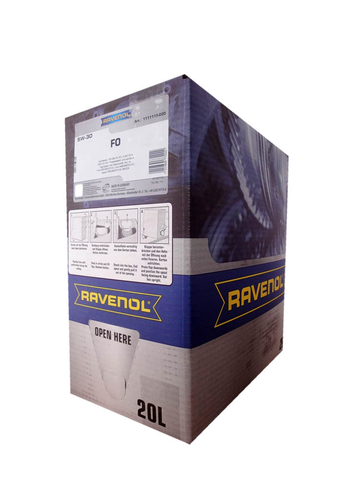 Купить запчасть RAVENOL - 4014835772922 Моторное масло Ravenol FO SAE 5W-30 20л