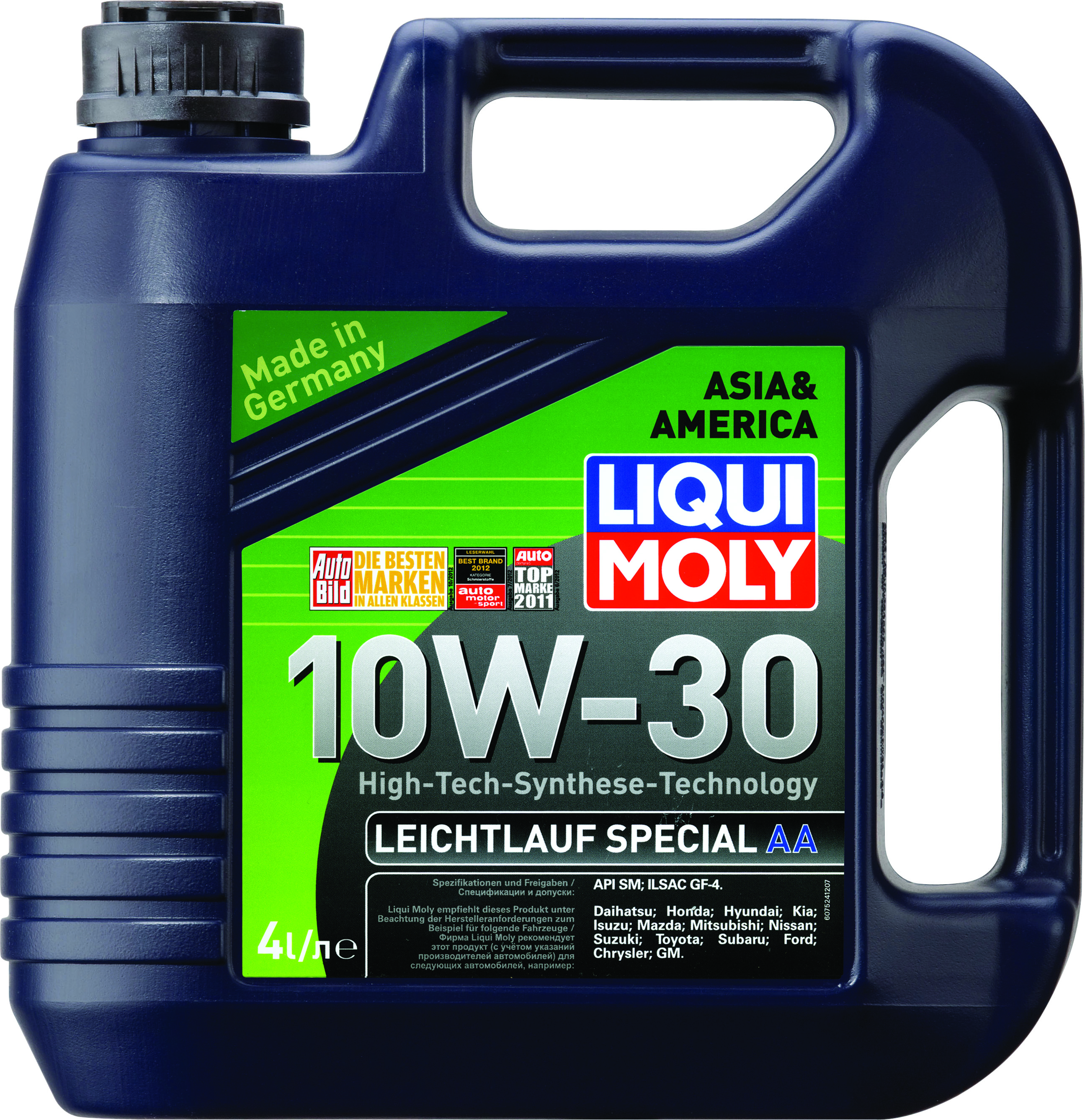 Купить запчасть LIQUI MOLY - 7524 Моторное масло Liqui moly Special Tec AA 10w-30 4л