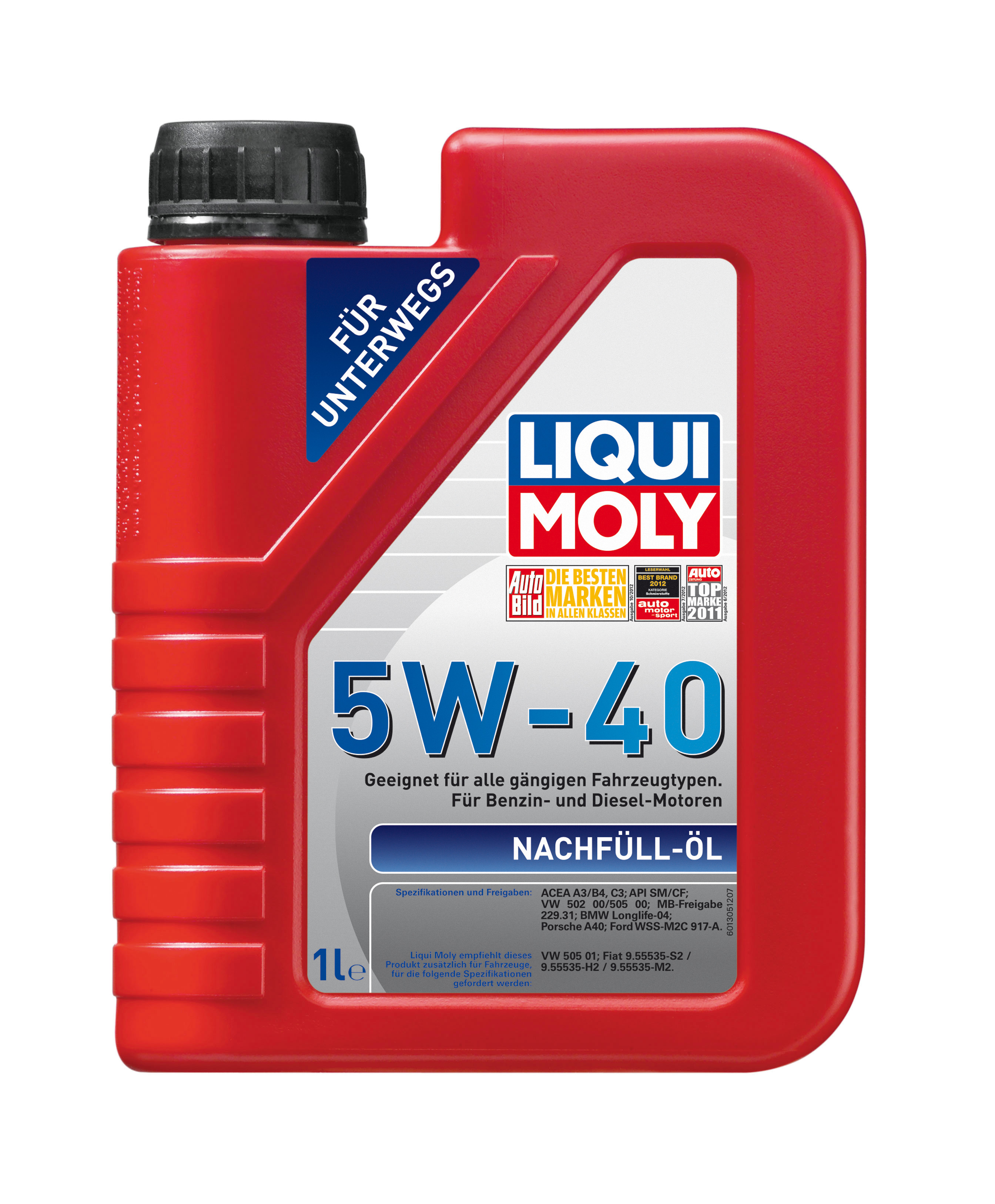 Купить запчасть LIQUI MOLY - 1305 Nachfull Oil SAE 5W-40