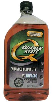 Купить запчасть QUAKER STATE - 073102046504 Моторное масло Quaker state Enhanced Durability SAE 10W-30 0,946л