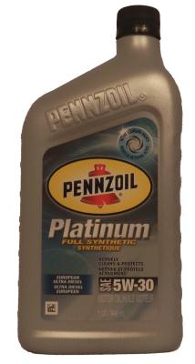 Купить запчасть PENNZOIL - 071611000369 Моторное масло Pennzoil Platinum European Ultra Diesel 5W-30 0,946л