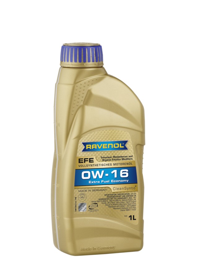 Купить запчасть RAVENOL - 4014835802681 Моторное масло Ravenol EFE Extra Fuel Economy SAE 0W-16 1л