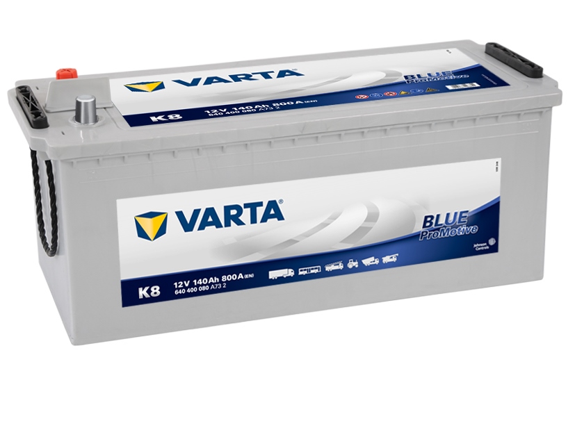 Купить запчасть VARTA - 640400080 Аккумулятор VARTA 640400080 promotive blue 12v 140ah 800a l b00 35,76kg 513x189x223 мм