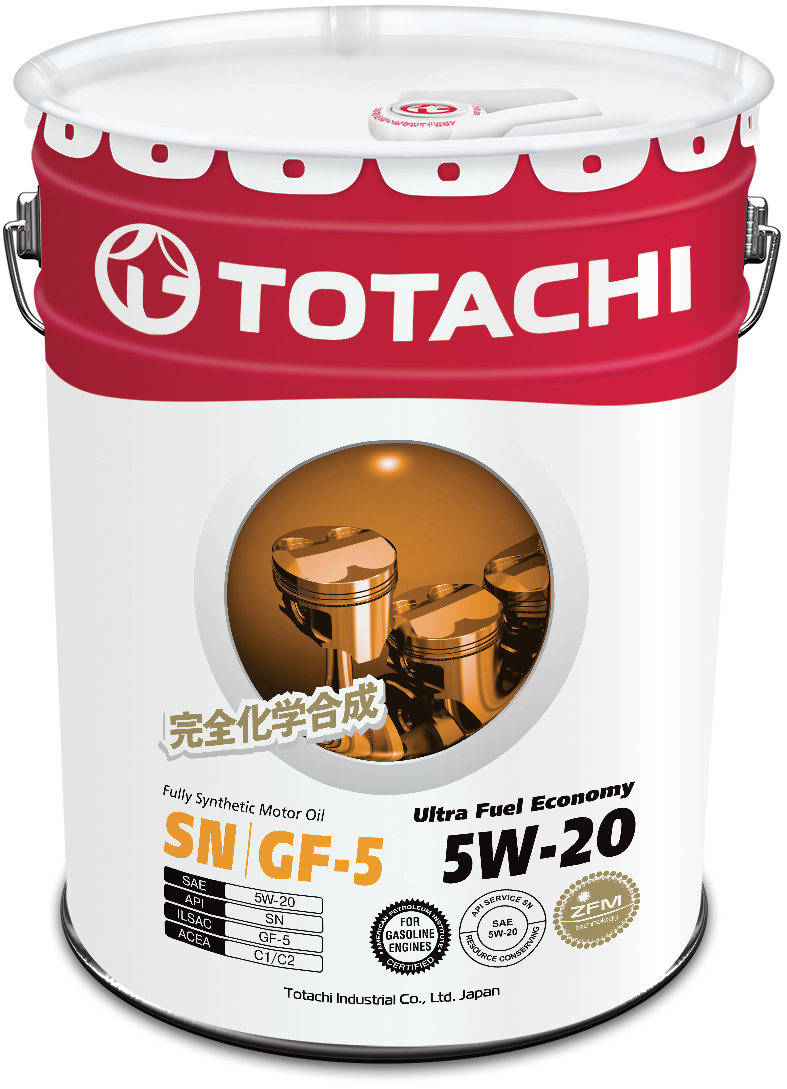 Купить запчасть TOTACHI - 4562374690677 Моторное масло Totachi Ultra Fuel Fully Synthetic SN 5W-20 20л