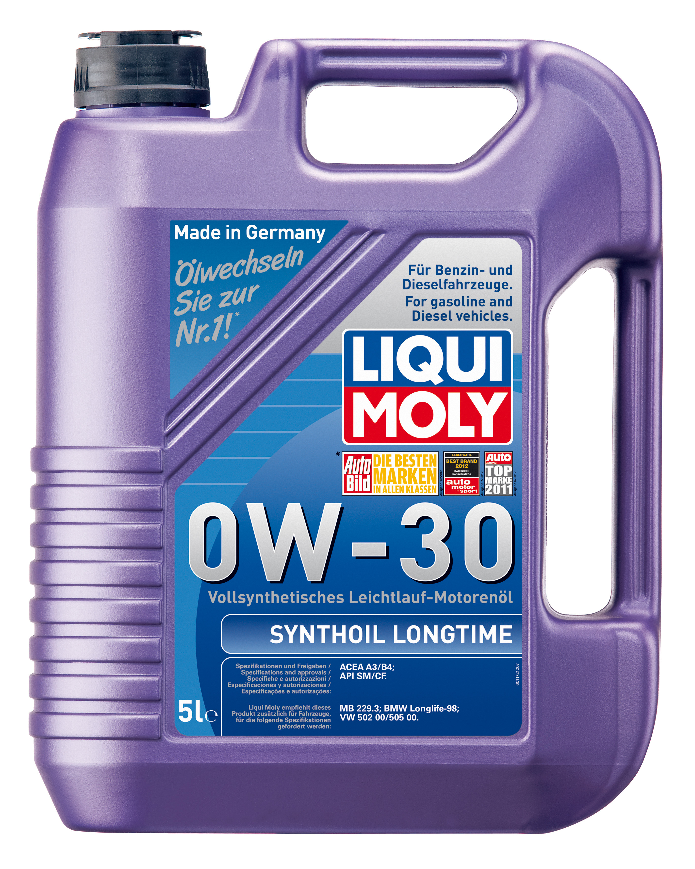 Купить запчасть LIQUI MOLY - 1172 Synthoil Longtime SAE 0W-30