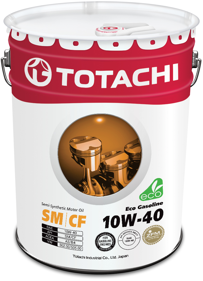 Купить запчасть TOTACHI - 4562374690400 Моторное масло Totachi Eco Gasoline Semi-Synthetic SM/CF 10W-40 20л