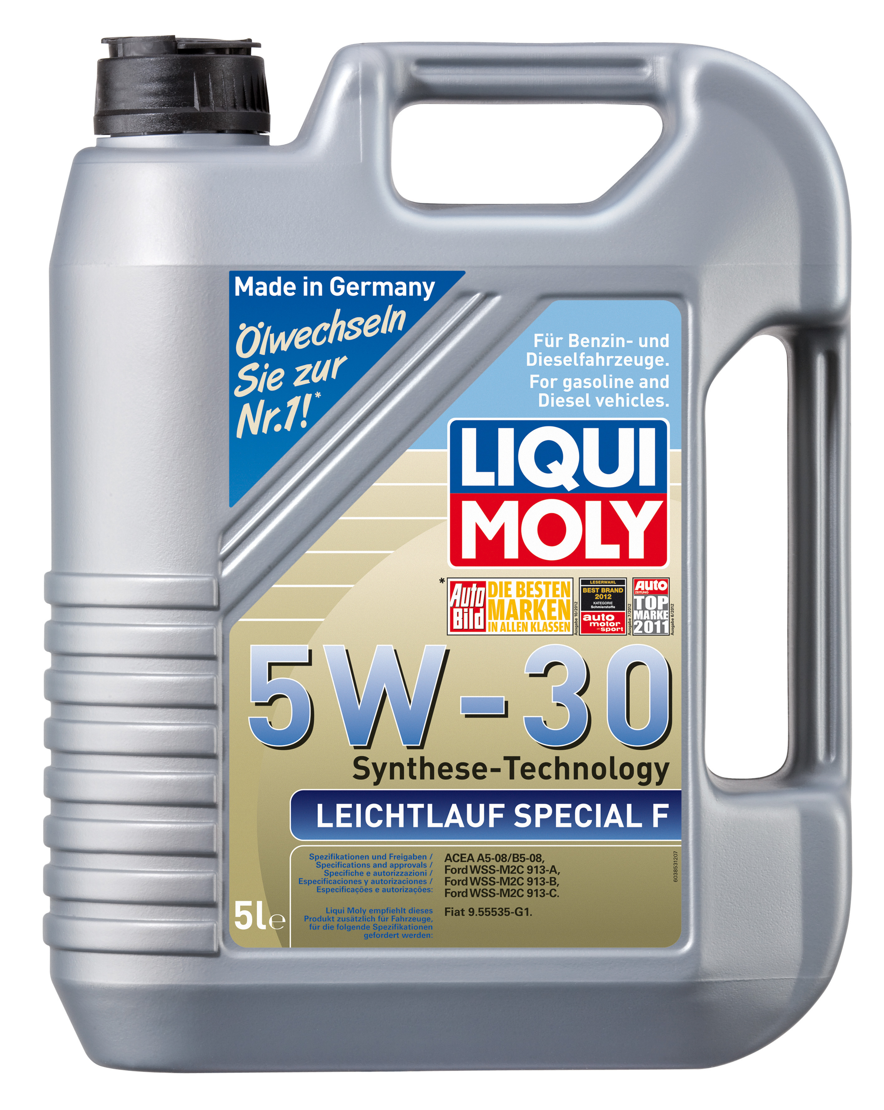 Купить запчасть LIQUI MOLY - 3853 Моторное масло Liqui moly Leichtlauf Special F 5w-30 5л