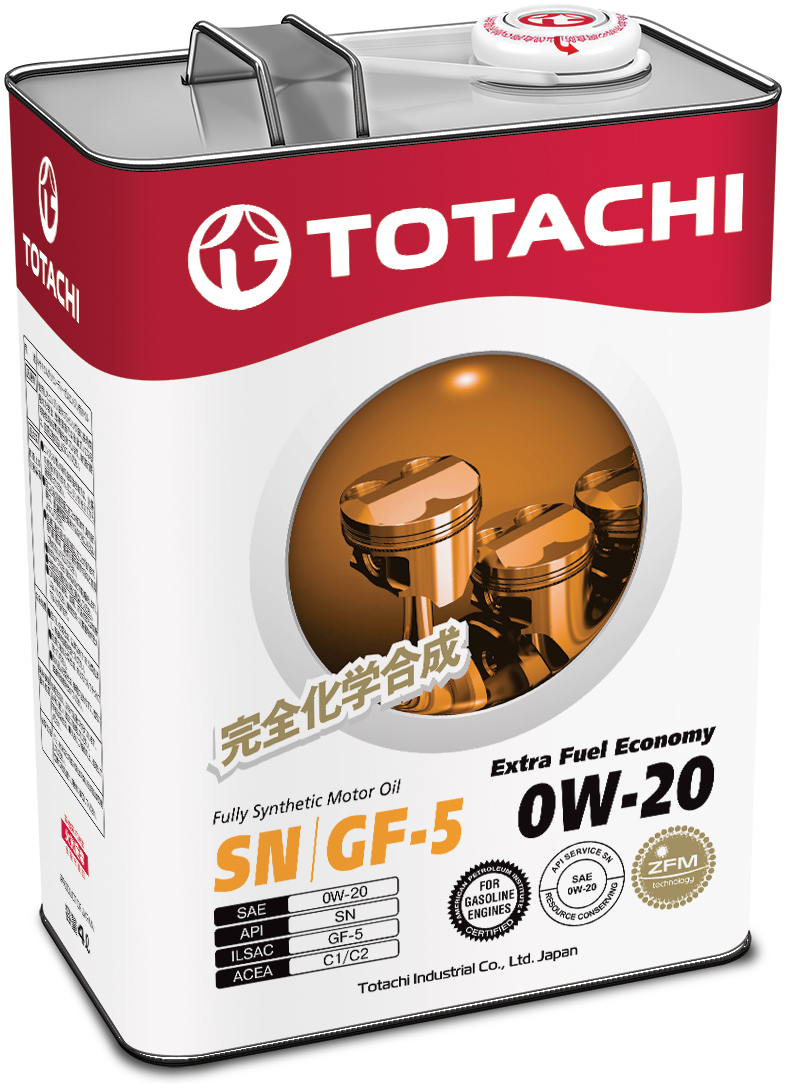 Купить запчасть TOTACHI - 4562374690622 Моторное масло Totachi Extra Fuel Fully Synthetic SN 0W-20 4л