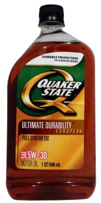 Купить запчасть QUAKER STATE - 073102040557 Моторное масло QUAKER STATE Ultimate Durability European SAE 5W-30 (0,946л)