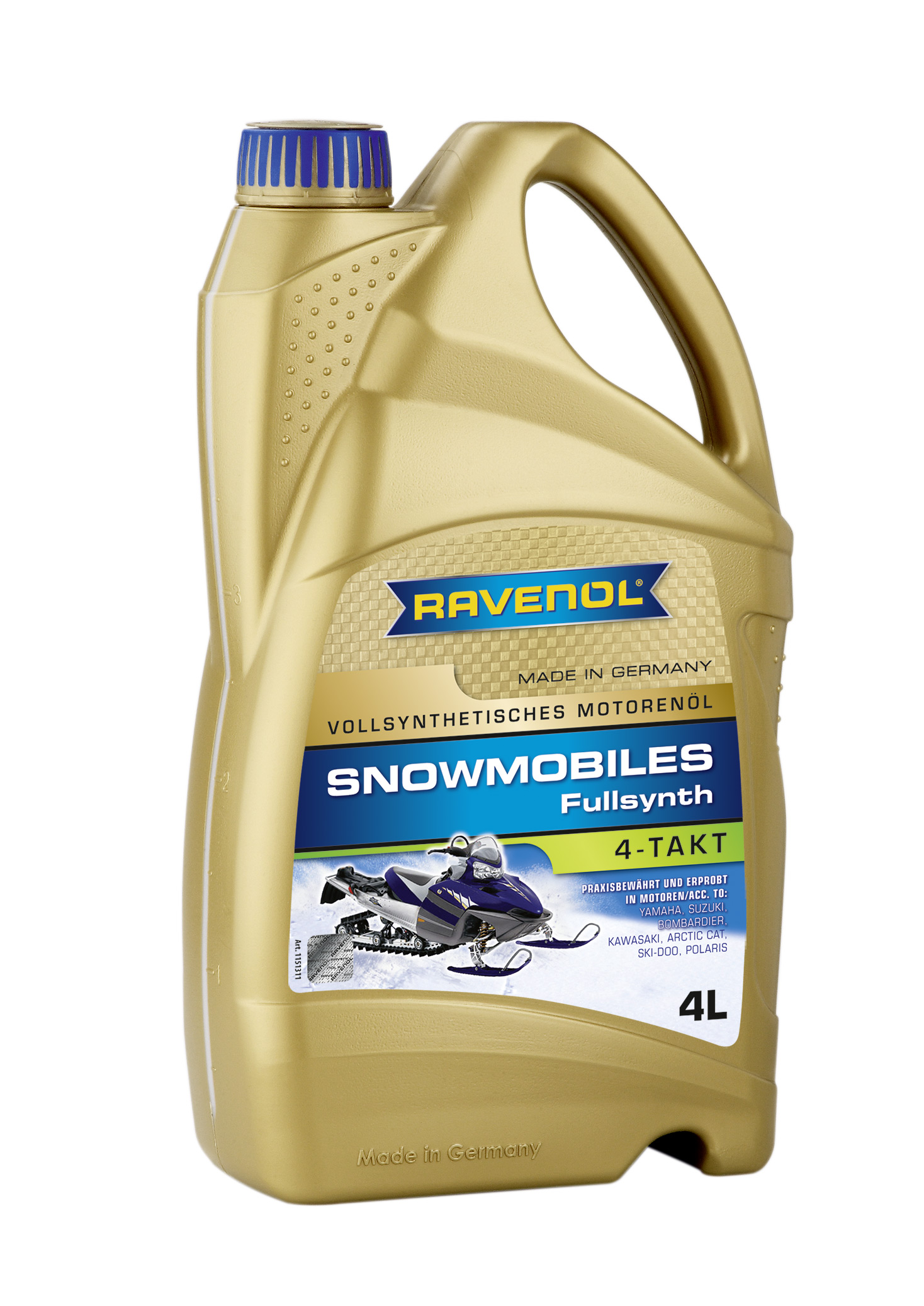 Купить запчасть RAVENOL - 4014835728097 Моторное масло Ravenol Snowmobiles 4-Takt Fullsynth 5W-30 4л