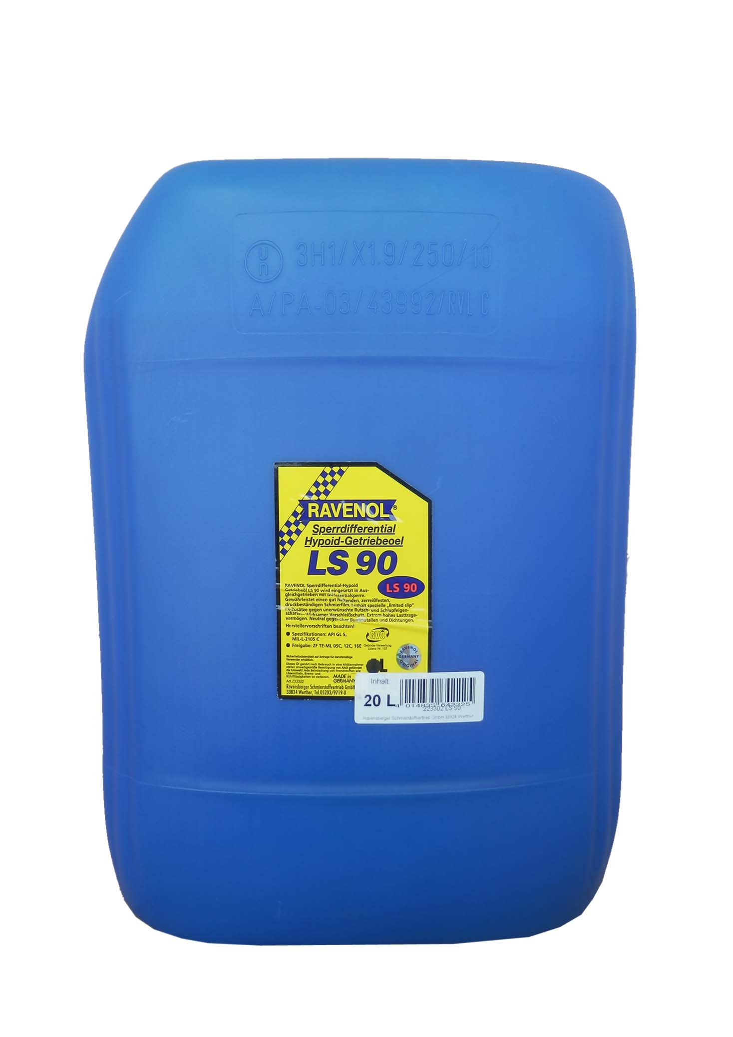 Купить запчасть RAVENOL - 4014835642225 Трансмиссионное масло  Sperrdiff.-Getr.-Oel LS 90 (20л)