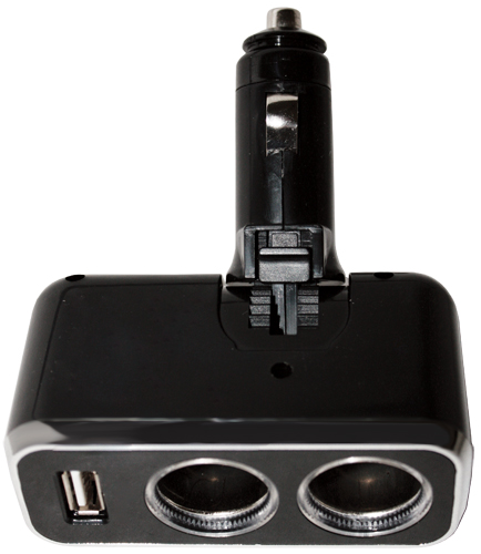 Купить запчасть ZEUS - ZA500 ZA500 Разветвитель прикуривателя 2 гнезда + USB, 12В
