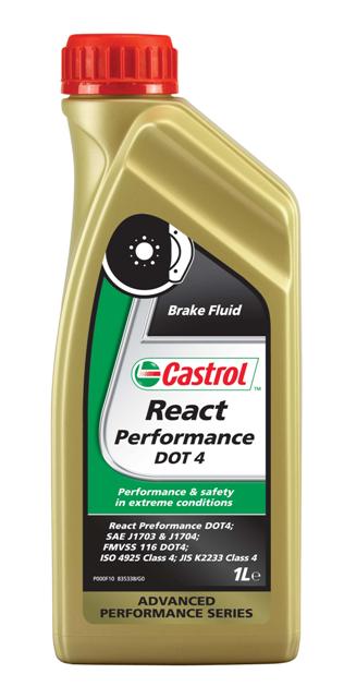 Купить запчасть CASTROL - 15037E Синтетическая тормозная жидкость React Performance, 1л