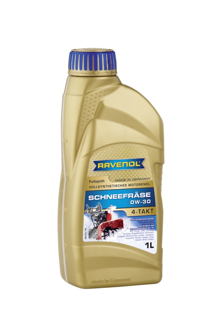 Купить запчасть RAVENOL - 4014835727410 Моторное масло Ravenol Schneefraese 4-Takt 0W-30 1л