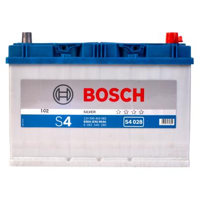 Купить BOSCH 0092S40280 Аккумулятор автомобильный BOSCH S4 Silver 0 092 S40 280 95 Ач