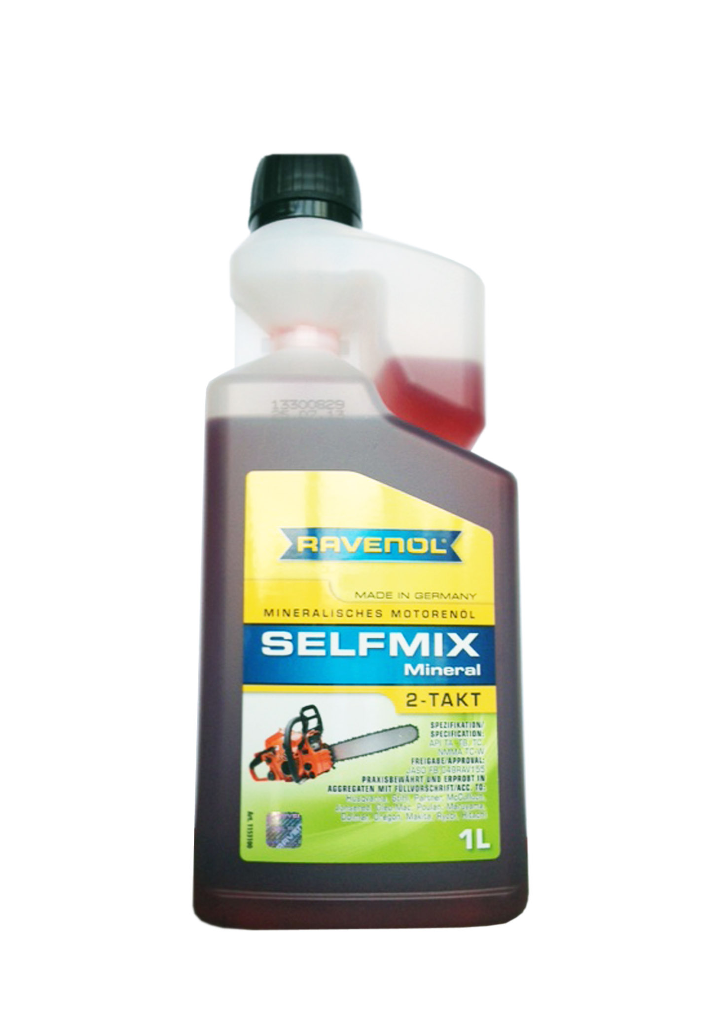 Купить запчасть RAVENOL - 4014835780019 Моторное масло Ravenol Selfmix 2T с дозатором 5W-30 1л