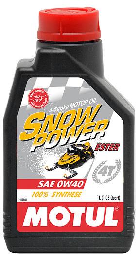 Купить запчасть MOTUL - 101230 Моторное масло Motul Snowpower 4T 0w-40 1л