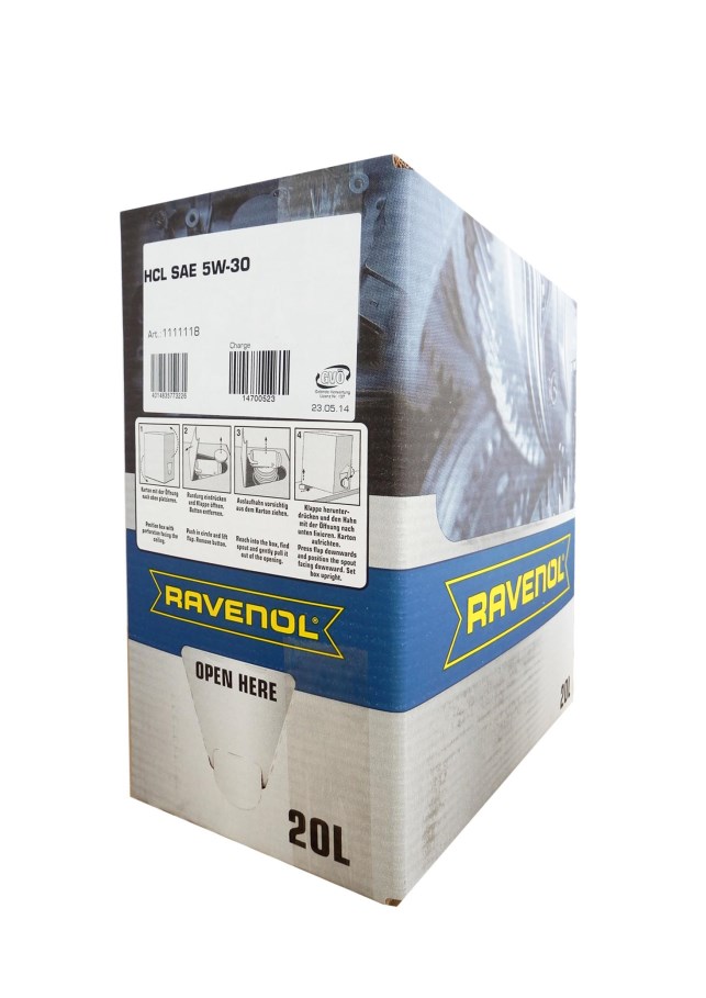 Купить запчасть RAVENOL - 4014835773226 Моторное масло Ravenol HCL SAE 5W-30 20л