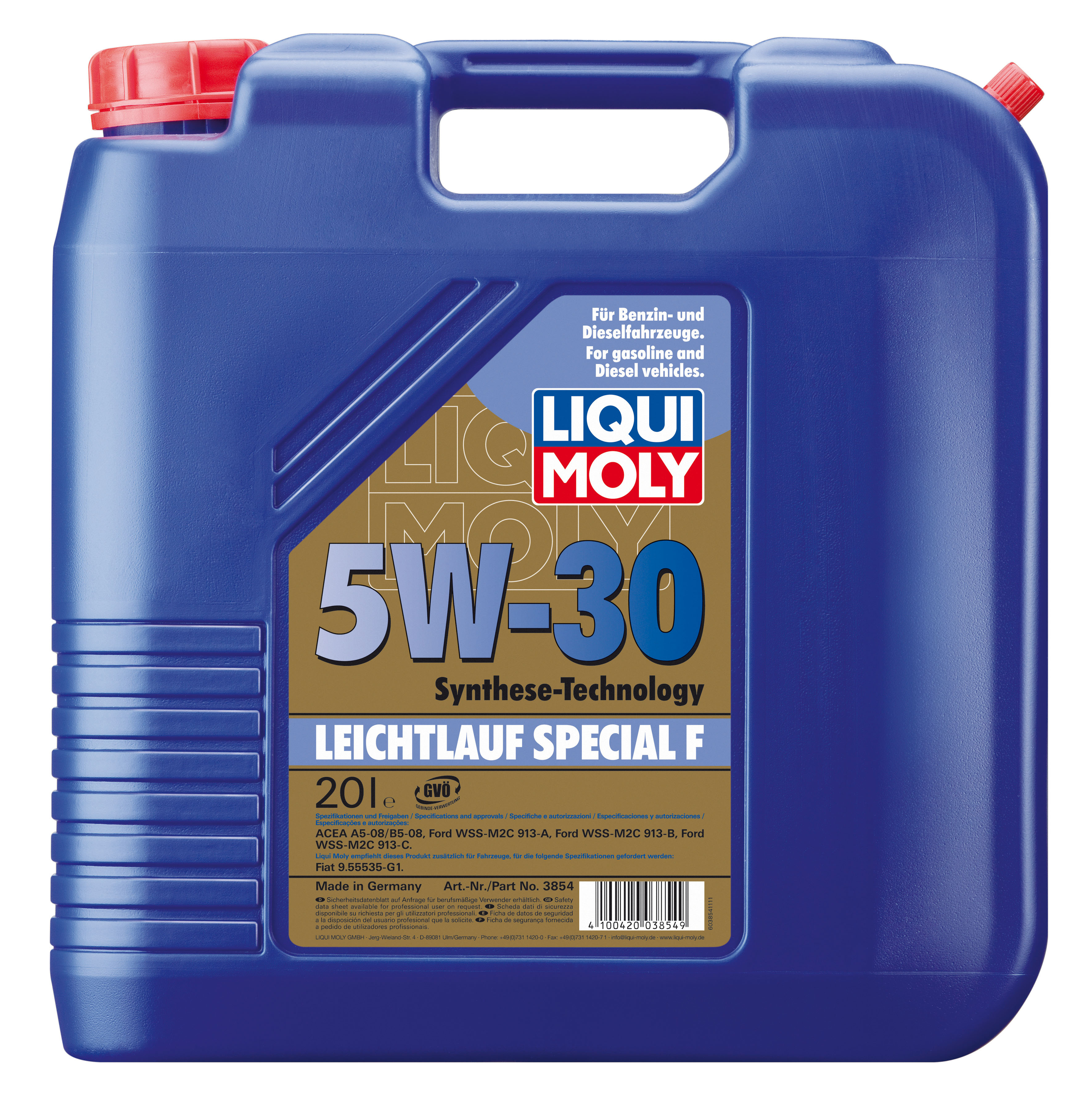 Купить запчасть LIQUI MOLY - 3854 НС-синтетическое моторное масло