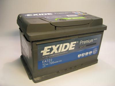 Купить EXIDE EA722 Аккумулятор автомобильный EXIDE EA722 72 Ач
