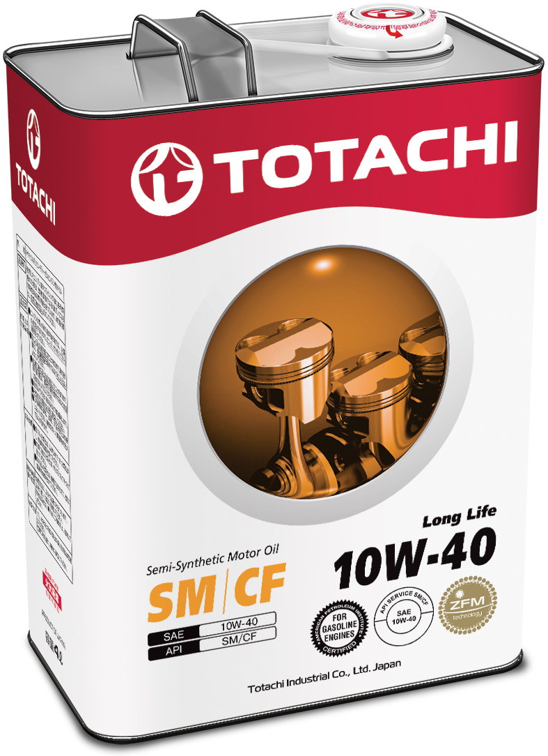 Купить запчасть TOTACHI - 4562374690431 Моторное масло Totachi Long Life Semi-Synthetic SM/CF 10W-40 4л