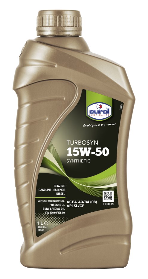 Купить запчасть EUROL - E1000391L  Turbosyn 15W-50 SL/CF, 1л