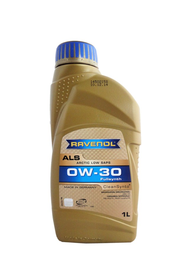 Купить запчасть RAVENOL - 4014835797710 Моторное масло Ravenol Arctic Low SAPS ALS SAE 0W-30 1л