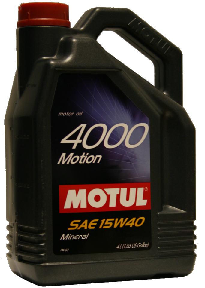 Купить запчасть MOTUL - 100294 Масло моторное MOTUL 4000 Motion 15W-40 4л