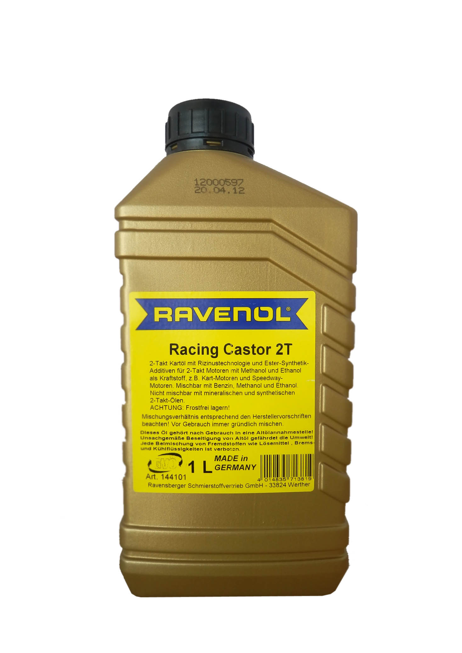 Купить запчасть RAVENOL - 4014835713819 Моторное масло Ravenol Racing Castor 2T 5W-30 1л