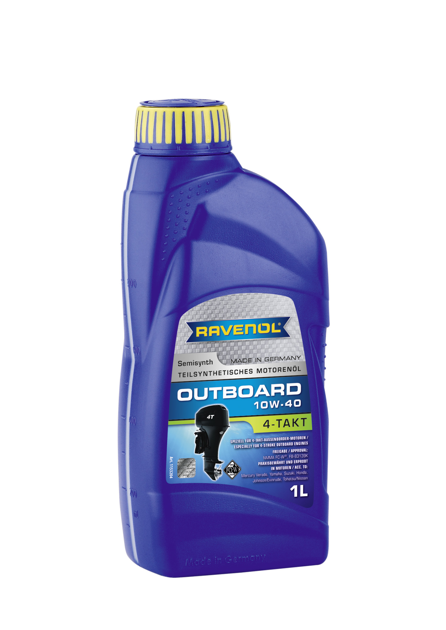 Купить запчасть RAVENOL - 4014835729117 Моторное масло Ravenol Outboardoel 4T SAE 10W-40 1л