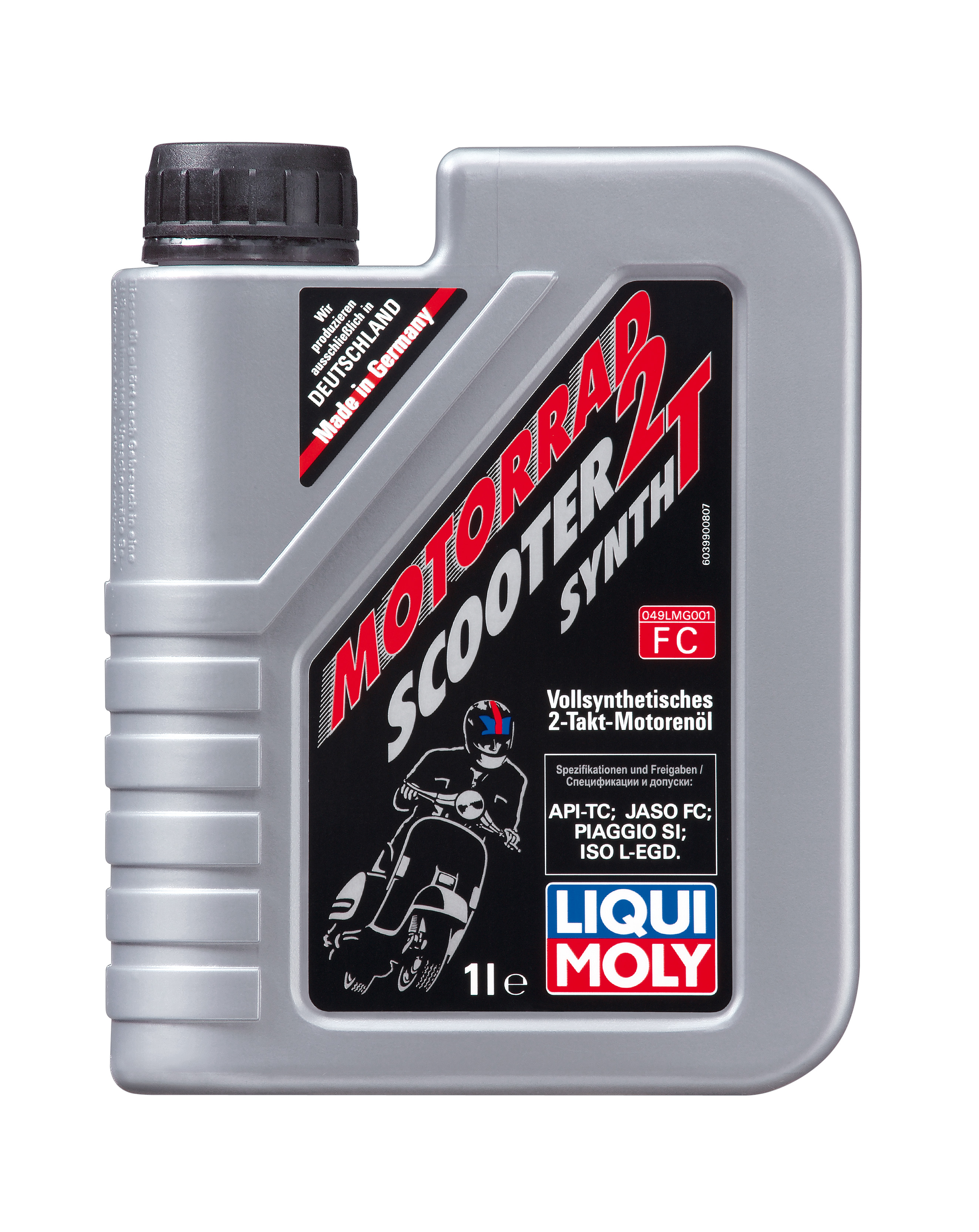 Купить запчасть LIQUI MOLY - 3990 Моторное масло Liqui moly Motorbike 2T Synth Scooter Street Race TD 10W-30 1л