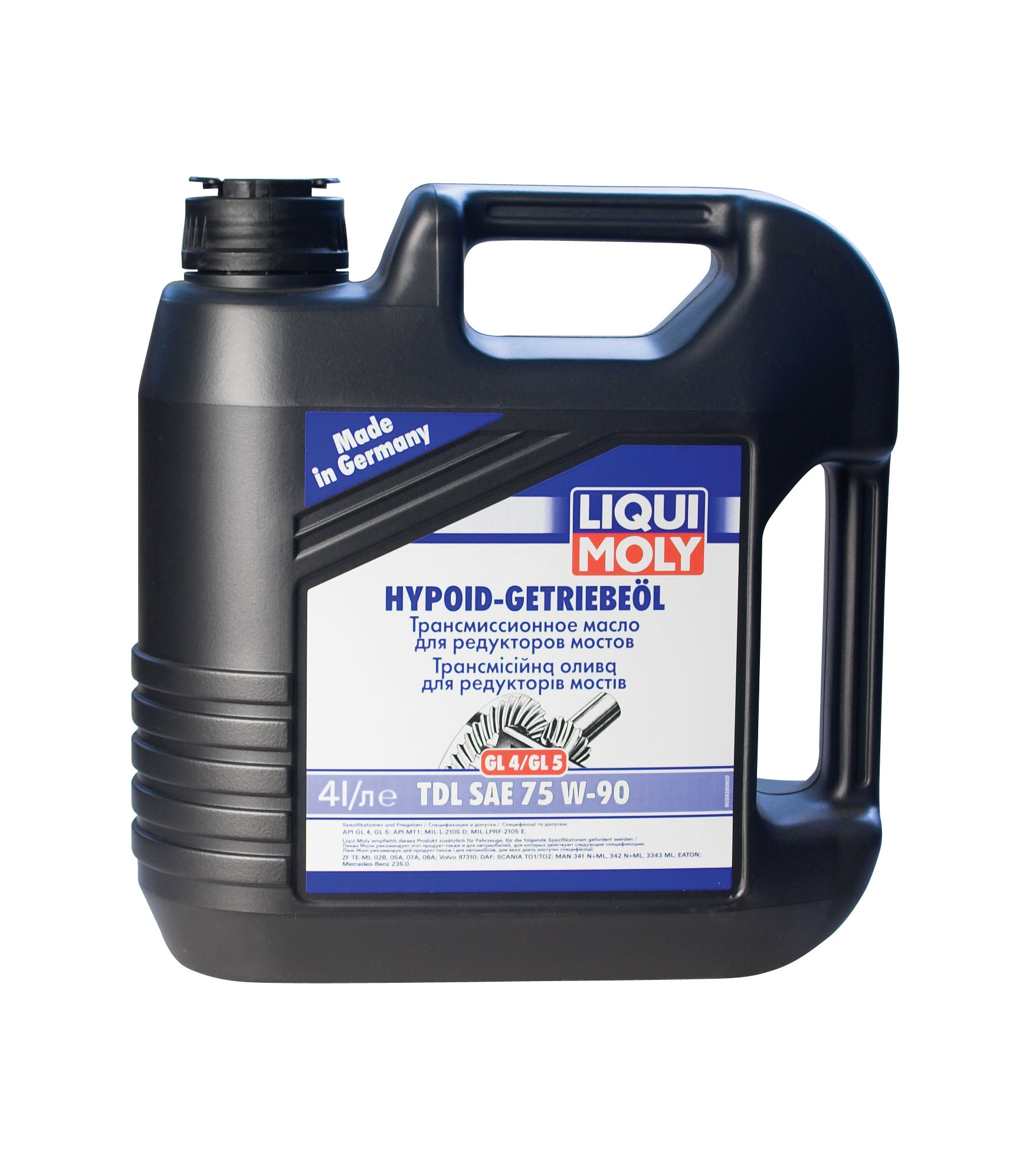 Купить запчасть LIQUI MOLY - 3939 Трансмиссионное масло Hypoid-Getriebeoil TDL SAE 75W-90