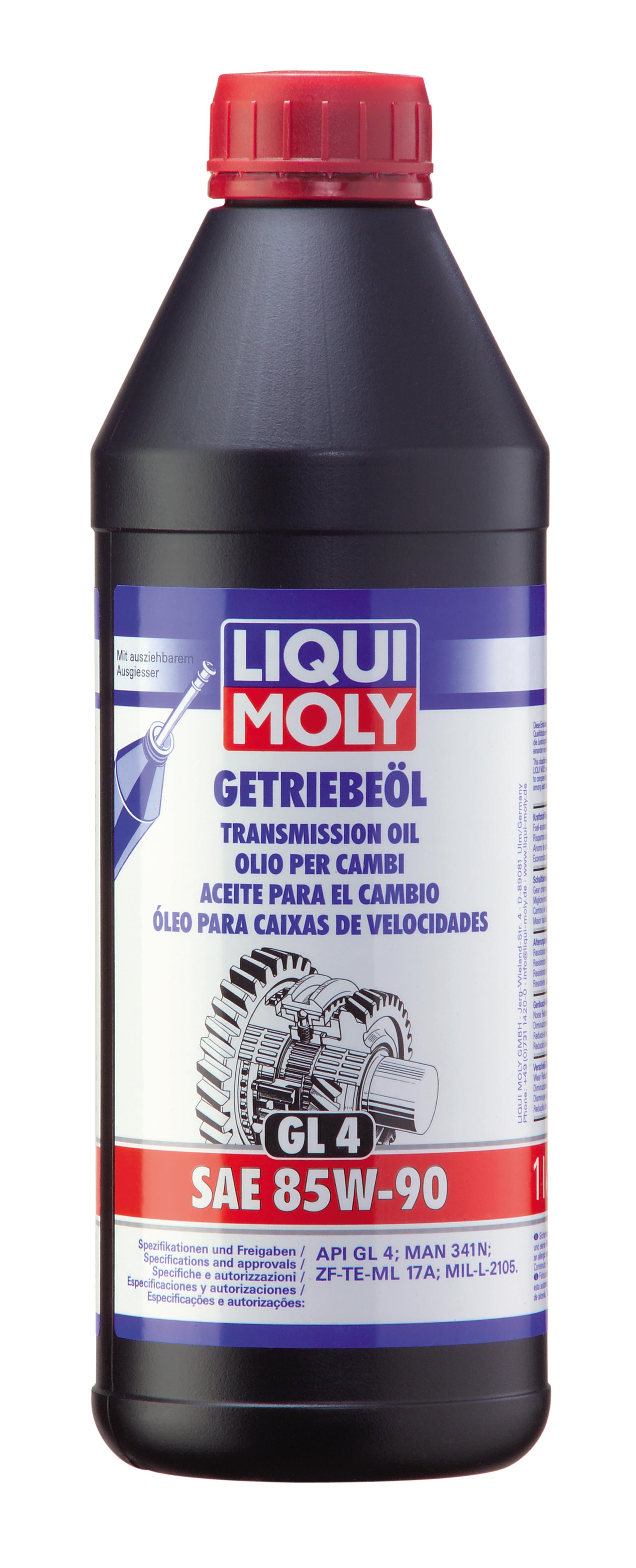 Купить запчасть LIQUI MOLY - 1954 Трансмиссионное масло Getriebeoil SAE 85W-90