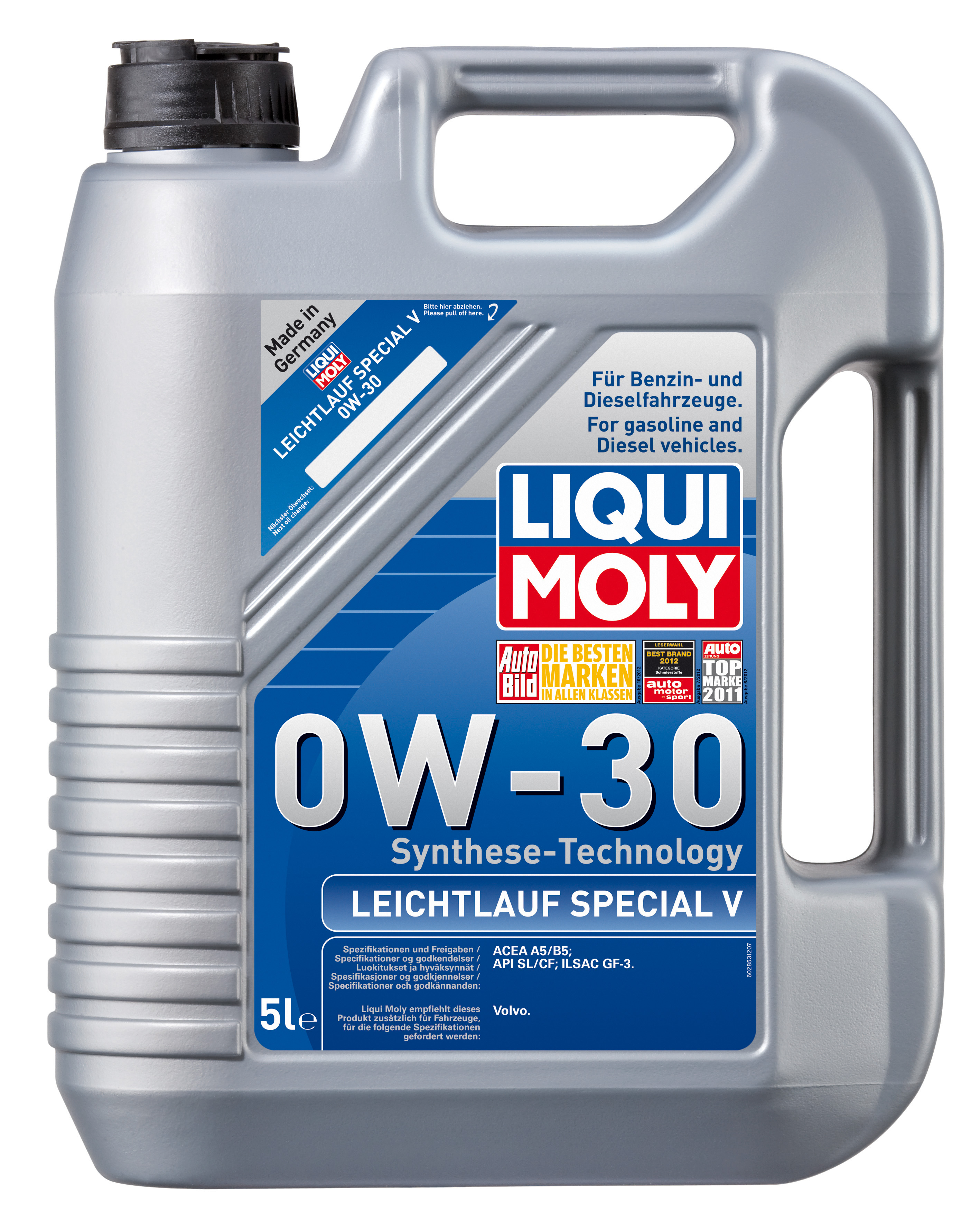 Купить запчасть LIQUI MOLY - 2853 Моторное масло Liqui moly Special Tec V 0W-30 5л