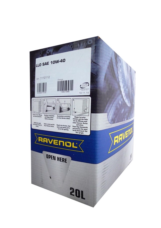 Купить запчасть RAVENOL - 4014835774728 Моторное масло Ravenol LLO SAE 10W-40 20л