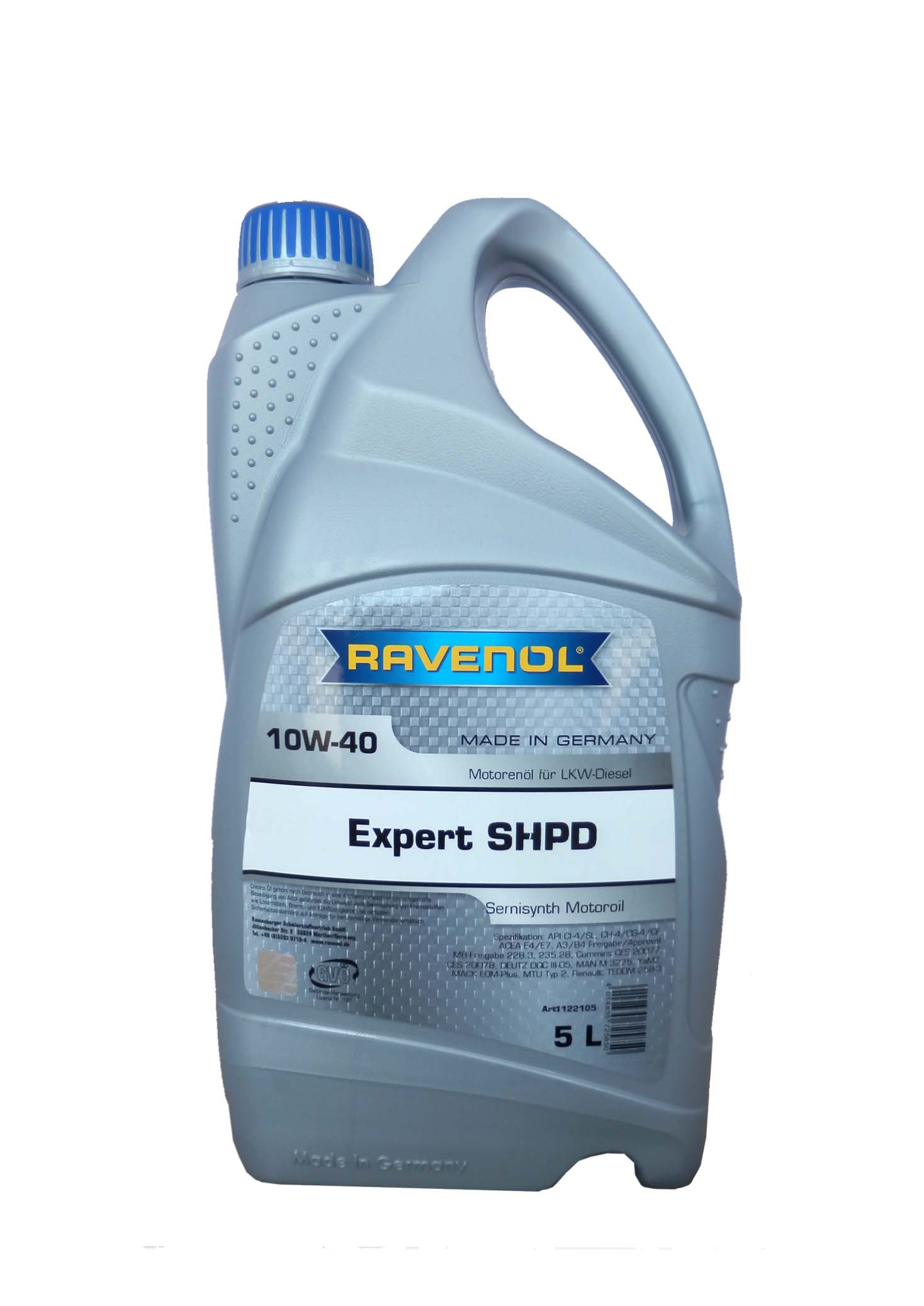 Купить запчасть RAVENOL - 4014835725850 Моторное масло Ravenol Expert SHPD SAE 10W-40 5л