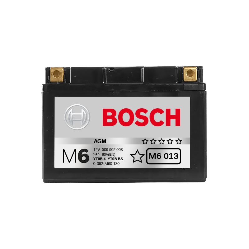 Купить запчасть BOSCH - 0092M60130 Аккумуляторная батарея Рус 9ah 80a 149/70/105 Yt9b-Bs Moto BOSCH 0092M60130