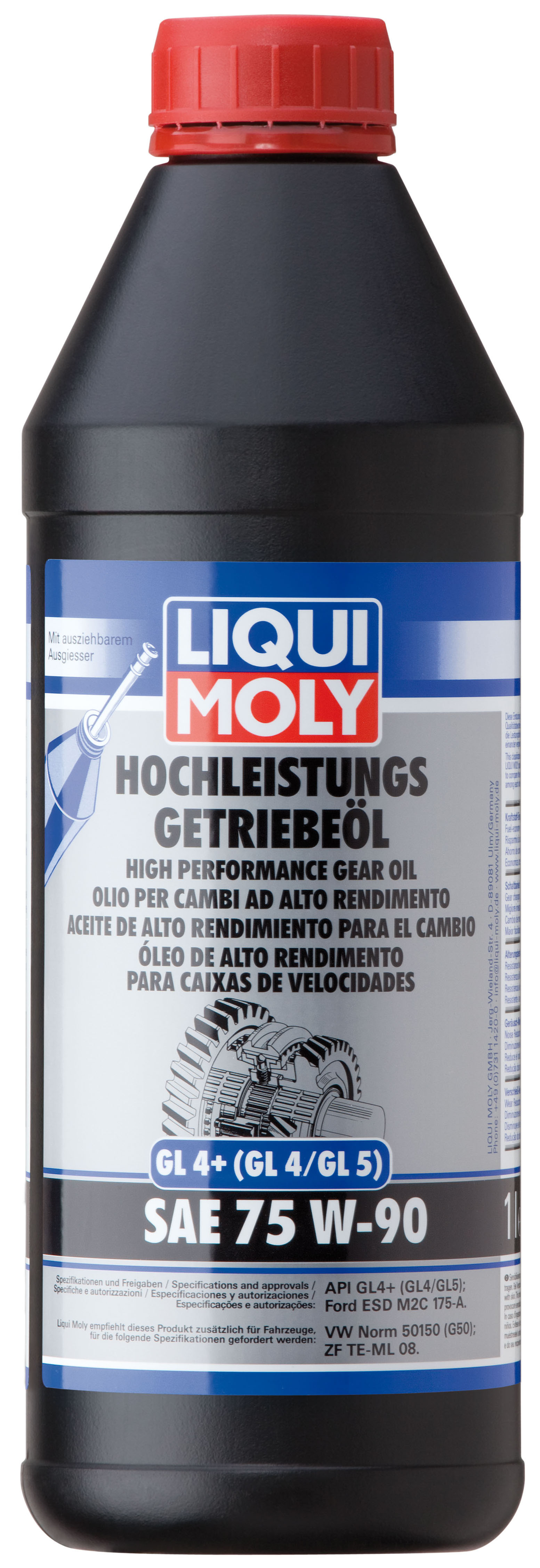 Купить запчасть LIQUI MOLY - 3979 Трансмиссионное масло Hochleistungs-Getriebeoil SAE 75W-90